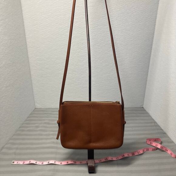 Madewell The Knotted Leather Small Crossbody Bag Brown. Pre-Owned - Picture 1 of 10